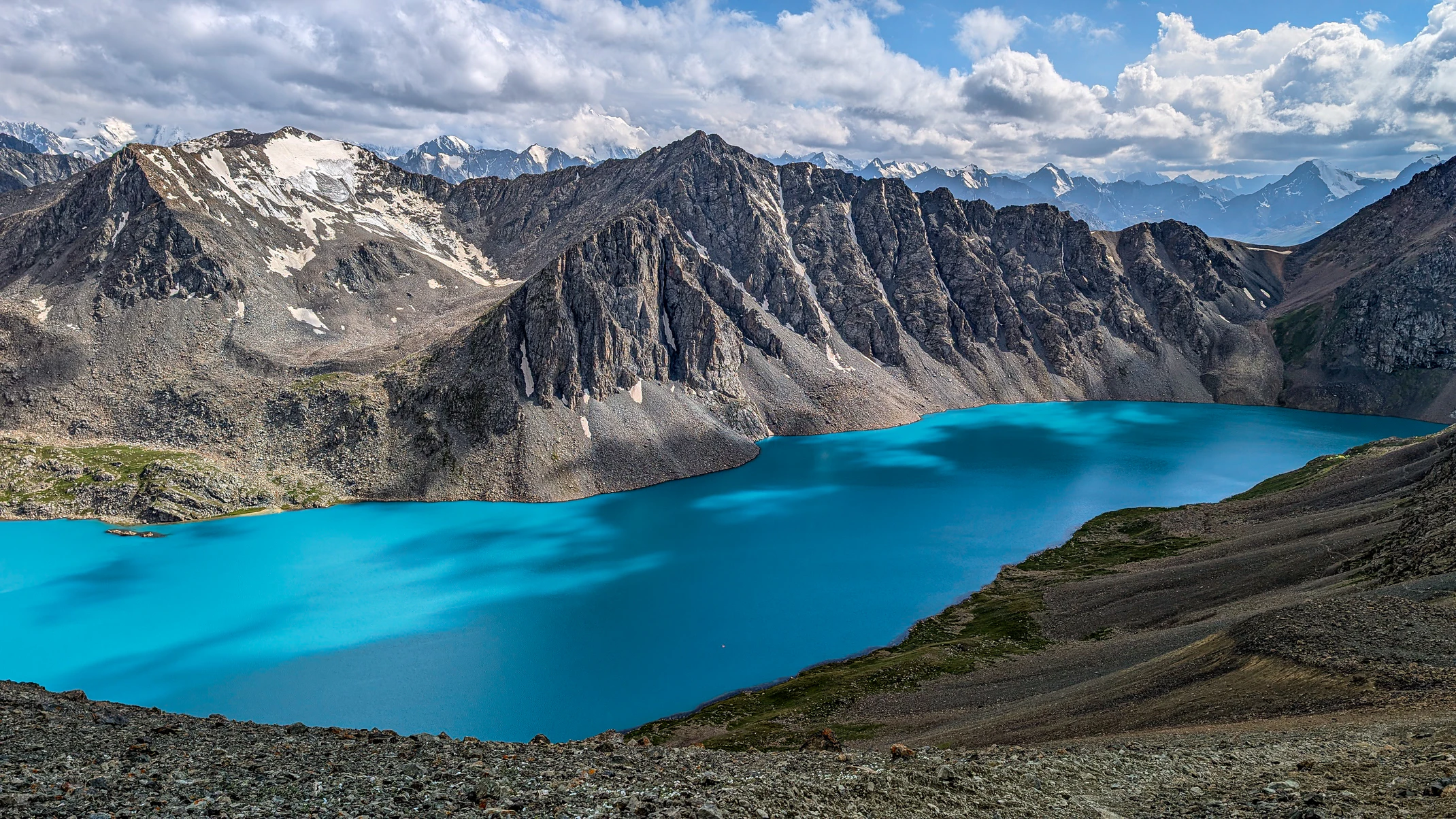 Výstup k jezeru Ala-Kul a přechod přes Ala-Kul Pass do Altyn Arashan